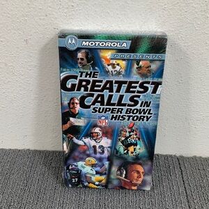 Motorola Presents The Greatest Calls in Super Bowl History VHS 1999 New sealed